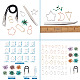 DIY UV/Epoxy Resin Pendant Necklace Making Kits DIY-TA0008-72-7