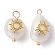 Colgantes de perlas naturales PALLOY-JF02200-03-1