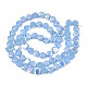 Chapelets de perles en verre électroplaqué EGLA-N002-27-E02-2