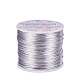 BENECREAT 18 Gauge(1mm) Aluminum Wire 492 FT(150m) Anodized Jewelry Craft Making Beading Floral Colored Aluminum Craft Wire - Silver AW-BC0001-1mm-02-1