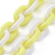 Collares de cadena de cable de acrílico personalizados NJEW-JN02884-3