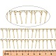 Cadenas de eslabones de latón chapado en rack CHC-A007-11KCG-1
