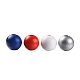 160 Stück 4 Farben 4 Juli amerikanischer Unabhängigkeitstag gemalte Naturholz runde Perlen WOOD-LS0001-01B-2
