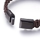Braided Leather Cord Bracelets BJEW-F349-16B-4