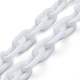 Collares personalizados de cadena de cable de plástico abs NJEW-JN02849-07-3