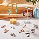 SUNNYCLUE 1 Box 24Pcs 12 Style Colorful Cat Charms Cat Charm Bulk Adorable Cute Cats Animals Kitten Charms Dangle Enamel Animal Charm for Jewelry Making Charms DIY Earrings Bracelet Necklace Crafts ENAM-SC0003-54-4