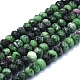 Natural Ruby in Zoisite Beads Strands G-E561-13-10mm-1