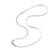 Colliers de chaînes de serpent en 304 acier inoxydable NJEW-O058-28P-3