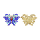 Chinese Style Alloy Enamel Chandelier Components X-ENAM-E329-48A-G-4
