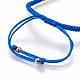 Fabbricazione di braccialetti di perline intrecciati con corde di nylon BJEW-F360-FRG-4