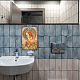 ヴィンテージメタルブリキサイン  バーの鉄の壁の装飾  レストラン  カフェ・パブ  長方形  女の子  300x200x0.5mm AJEW-WH0189-278-5