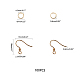 UNICRAFTALE Earring Hook with Jump Rings 200pcs Earring Making Kits Hypo-allergenic Earring Wire and Open Jump Rings for DIY Earring Making STAS-UN0003-33G-3