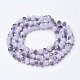 Chapelets de perles en verre électroplaqué EGLA-A034-J4mm-F01-2