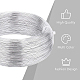 Benecreat Fil d'aluminium argenté de calibre 22 (0.6 mm) 918 pieds (280 m) fil de sculpture en métal pliable pour la fabrication de bijoux en perles AW-BC0007-0.6mm-01-5
