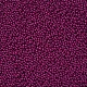 11/0グレードの丸いガラスシードビーズ  焼き付け塗料  濃いピンク  2.3x1.5mm  穴：1mm  約48500個/ポンド SEED-N001-A-1057-2