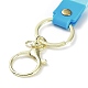 Transparente Regenbogen-Schlüsselanhänger aus PVC-Kunststoff mit Handgelenkschlaufe AJEW-M219-01A-G-2