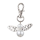 Perles de verre avec pendentifs en alliage HJEW-JM01812-01-1