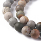 Chapelets de perles en jaspe d'océan naturelle G-F668-27-10mm-3