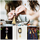 CHGCRAFT 30Pcs Gold Silky Tassels Bookmark Tassels Tassel Pendant Decoration Tassels Hanging Ornaments for Car Rearview Mirrors Home Decoration HJEW-WH0043-23-5