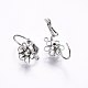 304 Stainless Steel Leverback Earring Findings STAS-I095-25P-2