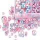497 pz 5 stile arcobaleno abs imitazione perle di plastica perle OACR-YW0001-07A-6