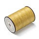 ラウンドワックスポリエステル糸ストリング  マイクロマクラメコード  ツイストコード  革縫い用  ダークチソウ  0.65mm  約87.48ヤード（80m）/ロール YC-D004-02D-018-2