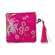Chinese Brocade Tassel Zipper Jewelry Bag Gift Pouch ABAG-F005-10-2