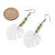 Boucles d'oreilles pendantes en acrylique vierge EJEW-JE05665-03-3