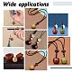 Rosewood Apple Box Jewelry Pendants WOOD-WH0027-64-4