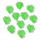 Матовые прозрачные акриловые виноградные листья подвески X-PAF002Y-7-3