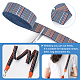 BENECREAT 5 Yards Ethnic Embroidery Polyester Ribbons SRIB-BC0001-18-4