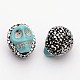 Synthetic Turquoise Skull Beads G-L355-10-1