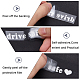Laser PVC Drive Safe Self Adhesive Car Stickers STIC-WH0013-09A-6