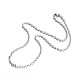 304 из нержавеющей стали кабель цепи ожерелья NJEW-L418-02P-2