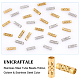UNICRAFTALE 50Pcs 2 Colors Hollow Tube Beads 304 Stainless Steel Tube Beads 4mm Diameter Hollow Pattern Beads European Column Beads Metal Spacer Beads for DIY Craft Jewelry Making STAS-UN0049-27-5