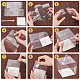 Benecreat 20 Sets transparente PVC-Geschenkboxen mit Griff und Papier CON-WH0084-42A-4