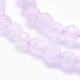 Natürlichen Amethyst Perlen Stränge G-O166-28-4mm-3