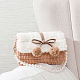 Chgcraft 4 pz 4 colori bowknot accessori ornamenti in pelle pu per realizzare borse per realizzare forniture DIY-CA0005-50-5