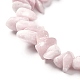 Bracelets extensibles en perles d'opale rose naturelle BJEW-JB06618-4