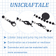 Unicraftale 304 Hummerkrallenverschlüsse aus Edelstahl STAS-UN0014-99-5