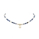 Bracelet et collier à breloques étoile en laiton SJEW-JS01268-8