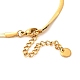 Collares de cadena de serpiente de 304 acero inoxidable NJEW-F285-01B-4