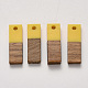 Colgantes de resina y madera de nogal RESI-S358-B-79R-1