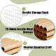 Акриловый стеллаж для хранения винилового рулона AJEW-WH0010-40-3