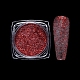 ネイルアート用品グリッターパウダー  星空/鏡面効果  光沢のある爪の装飾  赤ミディアム紫  箱：30x30x16.5ミリ MRMJ-T090-01E-1