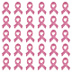 Fingerinspire 30 Uds. Cinta rosa para concienciar sobre el cáncer de mama PATC-FG0001-48-1