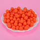 Round Silicone Focal Beads SI-JX0046A-37-3
