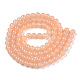 Chapelets de perles en verre imitation jade DGLA-S076-8mm-28-A-3