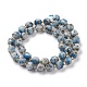 Brins de perles naturelles azurite k2 pierres G-K303-A29-8mm-3