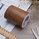 Gorgecraft 1 rotolo di nastro adesivo in PVC con venature del legno imitazione DIY-GF0008-40B-4